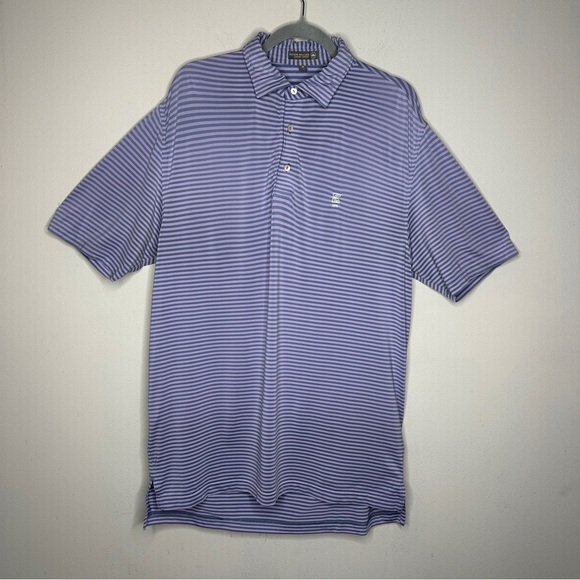 Peter Millar Summer Comfort Polo Shirt, Men's Striped, Golf, Size Extra Large - Picture 1 of 8